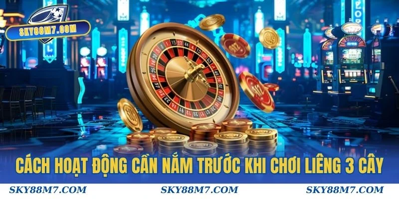 Cách hoạt động cần nắm trước khi chơi liêng 3 cây