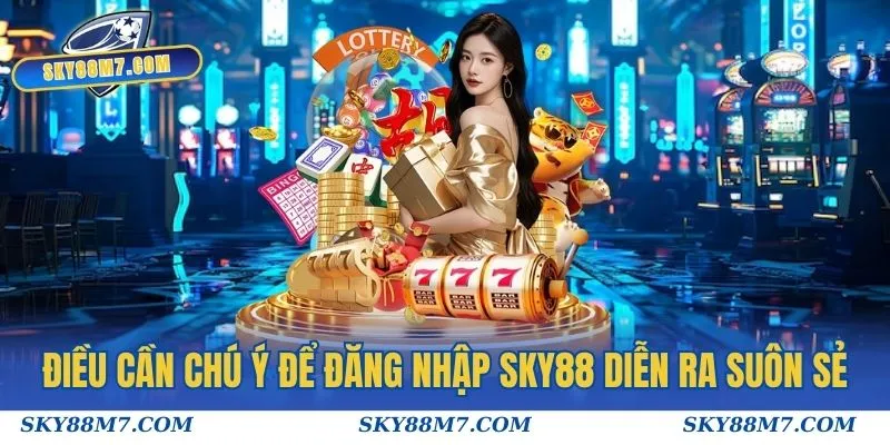 Điều cần chú ý để đăng nhập Sky88 diễn ra suôn sẻ