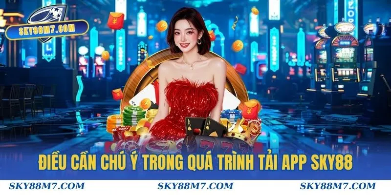 Điều cần chú ý trong quá trình tải app Sky88