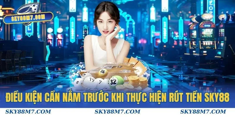 Điều kiện cơ bản cần nắm trước khi thực hiện Rút tiền Sky88